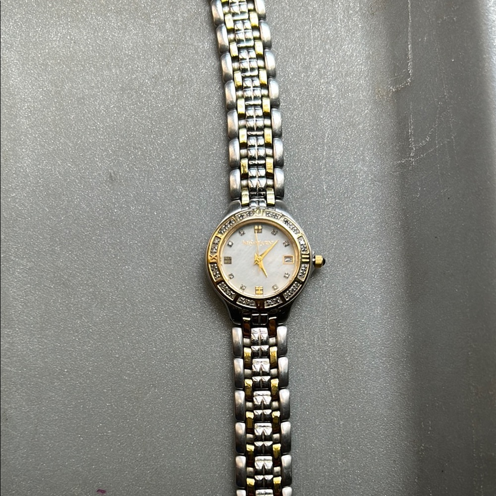 YSL Elegant Silver and Gold Women's Watch